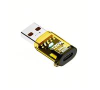 Wdbild Convertidor adaptador USB a tipo C de 120 W, carga rápida, transferencia de datos y sonido de 10 Gbps, adecuado para adaptador de PC de expansión de computadora portátil