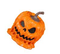 Wdbild Cuenco de resina con forma de calabaza con tapa, suministros de fiesta de Halloween, soporte de caramelos de gran capacidad y exhibición decorativa, cuenco multifuncional de resina de Halloween