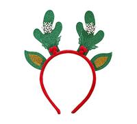 Wdbild Decoración de Navidad, marco de gafas, para adultos y niños, cuernos, diadema, regalos de Año Nuevo, tocados, adorno de Feliz Navidad