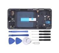 Wdbild Digitalizador LCD de montaje completo con herramientas, accesorios de repuesto para pantalla LCD, piezas de reparación para pantalla S21 FE de fácil instalación