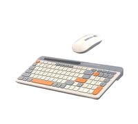 Wdbild Diseño ergonómico de teclado compacto para flujos de trabajo eficientes, batería recargable de 400 mAh y