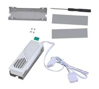 Wdbild Disipador de calor de disco sólido 2280 de aluminio con ventilador ARGB y almohadilla térmica de metal para disco duro, dispositivo electrónico, control de temperatura
