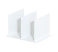 Wdbild Divisor de armario transparente versátil portátil para bolsos y accesorios, organizador de estantes