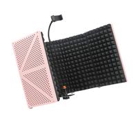 Wdbild Escudo de aislamiento acústico de grado de estudio con reflectores de espuma de absorción de sonido de 5 lados para un panel acústico de control de ruido superior