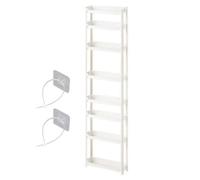 Wdbild Estante de almacenamiento de baño multicapa multifuncional para puerta de baño con múltiples estantes para artículos esenciales