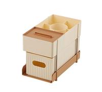 Wdbild Estante de almacenamiento de metal, organizador de libros, carrito multifuncional de 2 niveles para cocina, oficina, hogar
