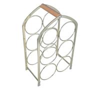 Wdbild Estante de vino, elegante estante de vino para el hogar o la cocina, soporte para botellas de vino de 3 niveles, estante de almacenamiento para encimera que ahorra espacio