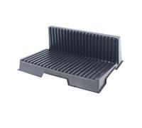 Wdbild Estante integrado multiusos en forma de L para kits de modelo y organización de artículos pequeños, soporte de almacenamiento de piezas de diseño modular