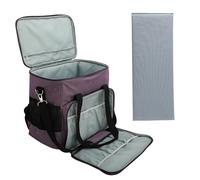 Wdbild Funda de transporte para máquina de coser, accesorios de costura, bolsa para máquina de coser con correa de hombro extraíble, a