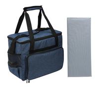 Wdbild Funda de transporte para máquina de coser, accesorios de costura, bolsa para máquina de coser con correa de hombro extraíble, Blue