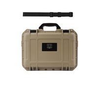 Wdbild Funda de transporte profesional resistente al agua, bolsa de hombro rígida para volar más cuadricópteros y accesorios, almacenamiento de viaje, Amarillo arenoso