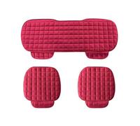 Wdbild Fundas protectoras de cojín de asiento para la mayoría de coches, vehículos, decoración interior de automóviles, juego completo de fundas de 3 piezas