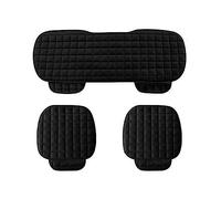Wdbild Fundas protectoras de cojín de asiento para la mayoría de coches, vehículos, decoración interior de automóviles, juego completo de fundas de 3 piezas