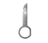 Wdbild Herramienta de extracción de radio de coche, herramienta de extracción de llaves de liberación de radio de coche, adaptador de pin de metal, desmontaje fácil, sistema de música, accesorio de