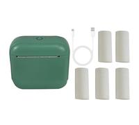 Wdbild Impresora fotográfica digital en miniatura Connectivitys impresora térmica de batería larga para viajes, oficina, uso doméstico, fácil de transportar documentos