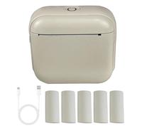 Wdbild Impresora fotográfica digital en miniatura Connectivitys impresora térmica de batería larga para viajes, oficina, uso doméstico, fácil de transportar documentos