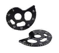 Wdbild Juego de 2 reguladores de cadena de bicicleta, de fácil instalación, resistentes a la oxidación, adecuados para CRF150F CRF230F CRF250F Regulador de cadena de ciclistas