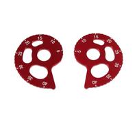 Wdbild Juego de 2 reguladores de cadena de bicicleta, de fácil instalación, resistentes a la oxidación, adecuados para CRF150F CRF230F CRF250F Regulador de cadena de ciclistas