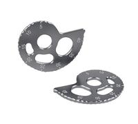 Wdbild Juego de 2 reguladores de cadena de bicicleta, de fácil instalación, resistentes a la oxidación, adecuados para CRF150F CRF230F CRF250F Regulador de cadena de ciclistas