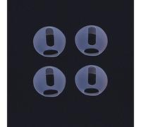 Wdbild Juego de 4 almohadillas de silicona para auriculares, piezas de repuesto, auriculares con micrófono para computadora