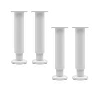 Wdbild Juego de 4 patas extensibles para muebles, altura ajustable, soportes multifunción, elásticos para hogares y oficina, patas resistentes