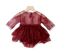 Wdbild Juego de accesorios para fotos de recién nacido, tutú de tul, vestido de encaje, ropa interior para bebé, juego de fotos para bebé, disfraz de ducha, 2 unidades