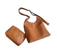 Wdbild Juego de bolso de mano moderno y versátil para mujer, elegante y práctico, bolso cruzado para desplazamientos, Brown