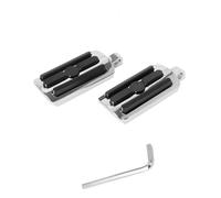 Wdbild Juego de clavijas de aluminio para motocicleta, reposapiés de bicicleta de 32 mm, instalación rápida para entusiastas y miembros del club, viajes de larga distancia