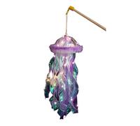 Wdbild Kit de manualidades de lámpara de medusa hecha a mano, adorno colgante para festivales, luz LED, accesorios de fiesta para niños, decoración de casa, lámpara de brillo ajustable