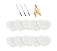 Wdbild Kit de pintura de palomitas de maíz, juego de arte de 10 hojas, 3 bolígrafos, textura sensorial, dibujo, actividad, regalo para padres y niños, suministros de arte