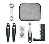 Wdbild Kits de herramientas para bicicletas de montaña, mantenimiento y reparación, multiherramienta con estuche de almacenamiento, herramienta de ciclismo multifuncional, juego de ciclismo