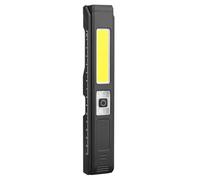 Wdbild Linterna plegable LED recargable por USB con clip trasero, lámpara de inspección portátil, linterna LED portátil