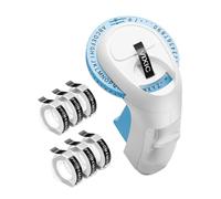 Wdbild Máquina de etiquetado en relieve para el hogar, fácil de usar, dispositivo de etiquetado portátil E975 para impresión, precios, fecha, nombres, dispositivo de etiquetado, impresora manual de