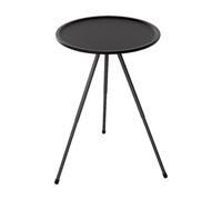 Wdbild Mesa de camping de aluminio, plegable, forma redonda, fácil de llevar, adecuada para picnics, playa, fiestas, viajes, mochileros