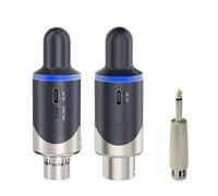Wdbild Micrófono UHF para PC Gaming Stream Podcast Micrófono condensador de computadora con adaptador de teléfono, salida de auriculares, convertidor de micrófono recargable
