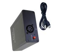 Wdbild Micrófonos de condensador de batería larga de 48 V Phantoms Power portátiles para podcasting, entrevistas de campo, micrófonos de entrevistas de sonido claro