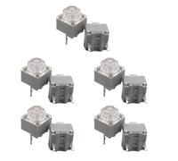 Wdbild Microswitches - Interruptores originales de 2 pines, 10 millones de clics, 2/10 piezas, 6 x 6 x 7,2 mm, mejora los teclados para juegos