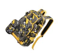 Wdbild Mochila escolar, mochila escolar con estuche para lápices para niños y niñas, bolsas para laptop, gran capacidad, puerto de carga USB, Black, S