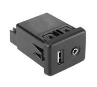 Wdbild Módulo de puerto de carga USB de entrada, ayuda de música de sonido automático, sustituye a 13599456, adecuado para interfaces estéreo de coche, adaptador de interfaz de sonido de coche