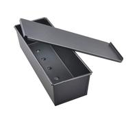 Wdbild Moldes antiadherentes para hornear pan, 1000 g, molde para hornear pan con textura de hierro