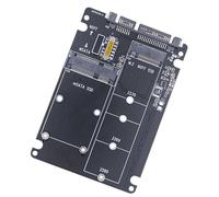 Wdbild MSATA - Adaptador de disco sólido a SATA3, doble uso de discos sólidos, doble propósito, fácil conmutación, convertidor SSD