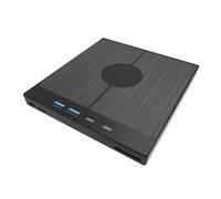 Wdbild Multiuncional USB 3.0 USB C - Unidades ópticas externas quemadores de velocidad rápida reproductor de DVD para portátil de escritorio transferencia de datos unidad externa