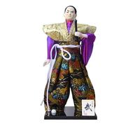 Wdbild Muñecas japonesas Samurais masculinas de 12 pulgadas en kimonos para decoración única del hogar y exhibición coleccionable