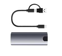 Wdbild NVME a USB 3.1 Disco sólido para 2242/2260/2280/2230 B-Key M-Key B+M Key Adaptador de carcasa de unidades sólidas