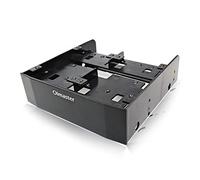 Wdbild Olmaster MR-8802 - Soporte de rack de conversión estándar de 5.25 pulgadas a 3.5 pulgadas o para SSD de 6 x 2.5 pulgadas, soporte adaptador Ssd multifuncional