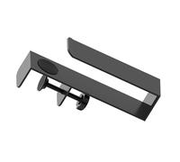 Wdbild Organizador de escritorio de almacenamiento lateral ajustable, soporte de metal para laptop, organizador colgante para soportes laterales de metal