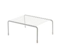 Wdbild Organizador de estante de almacenamiento de hierro de un solo nivel para encimera de cocina y gabinete para organización del hogar