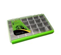 Wdbild Organizadores de señuelos, bandeja de tapa transparente, caja de herramientas, separador de cebos, caja de aparejos de pesca, bandejas de almacenamiento para pesca