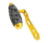 Wdbild Pomo de aleación de aluminio para carrete de pesca, repuesto de mango de carrete de pesca, accesorio de pesca, agarre para un mejor manejo