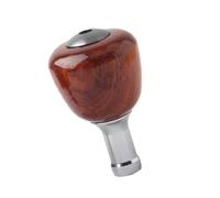 Wdbild Pomo de mango de carrete de pesca, balancines de madera maciza, perilla de carrete de caída de agua, brazo basculante